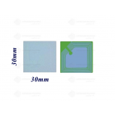 3x3 Labels RF 8,2 MHz Wit per rol van 1000 stuks