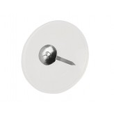 Transparante plastic pin 16 mm